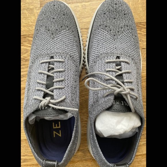 Brand New Cole Haan 2.ZERØGRAND Stitchlite Wingtip Oxfords Magnet-Ironstone 11.5 - Picture 7 of 9
